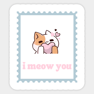 I Meow You Sticker